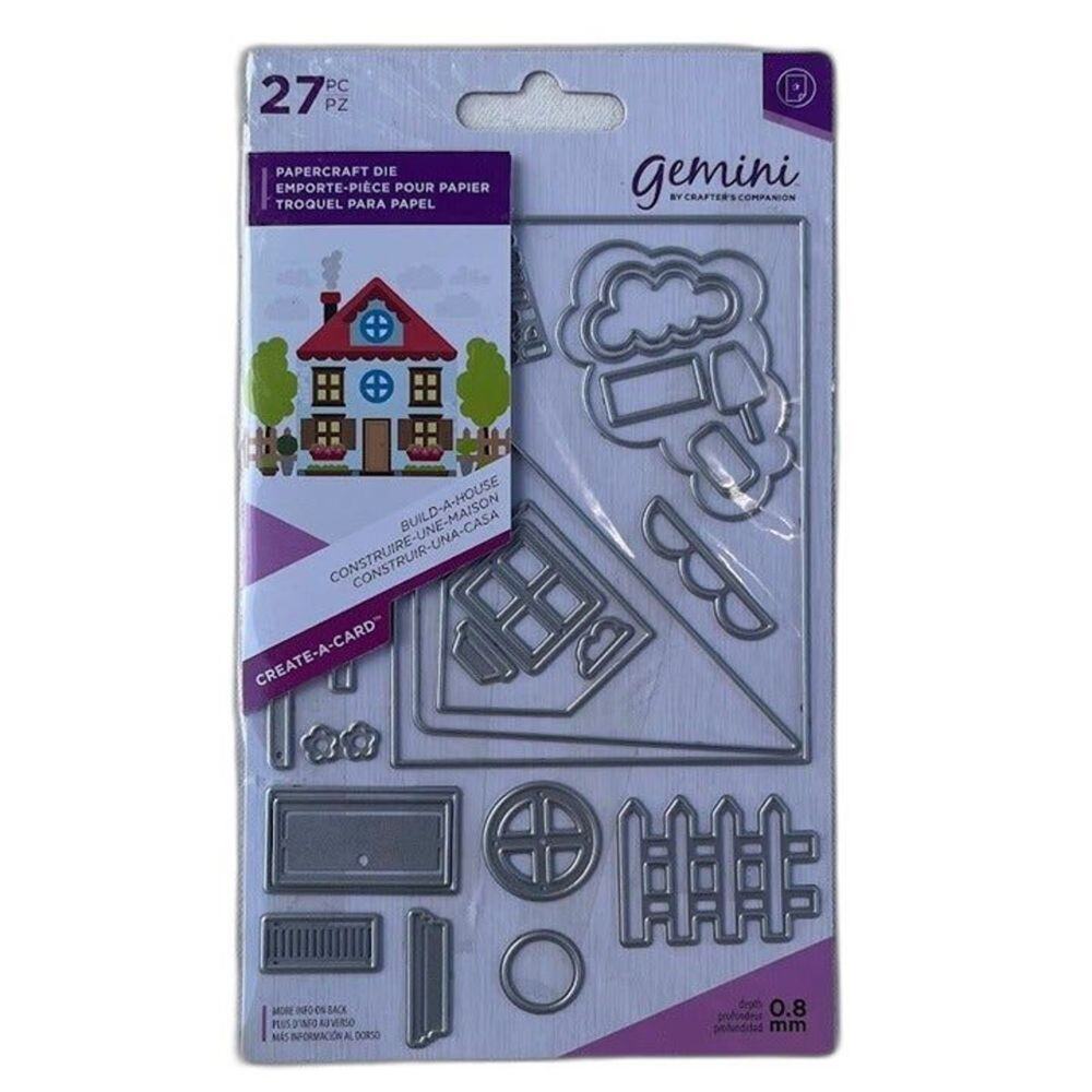Gemini by‎ Crafter's Companion Create-A-Card "Build A House" Metal Die Set